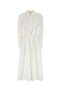 PATOU Classic White Poplin Shirt Dress