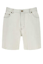 SAINT LAURENT Men's Mini Denim Bermuda Shorts