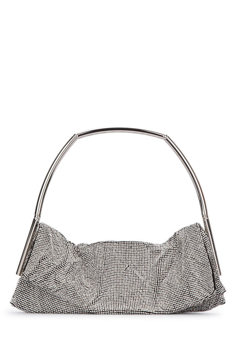 BENEDETTA BRUZZICHES Sleek Silver Mini Clutch for Women