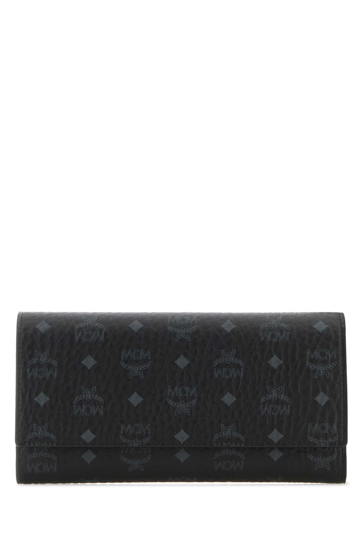 MCM Chic Printed Canvas Wallet - 19 cm x 10 cm