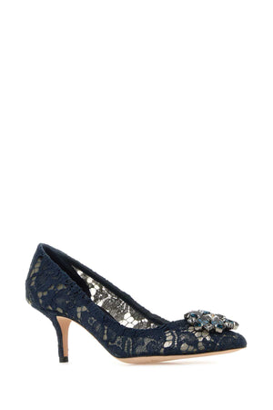 DOLCE & GABBANA Elegant Lace Pumps with 6.5 cm Heel Height