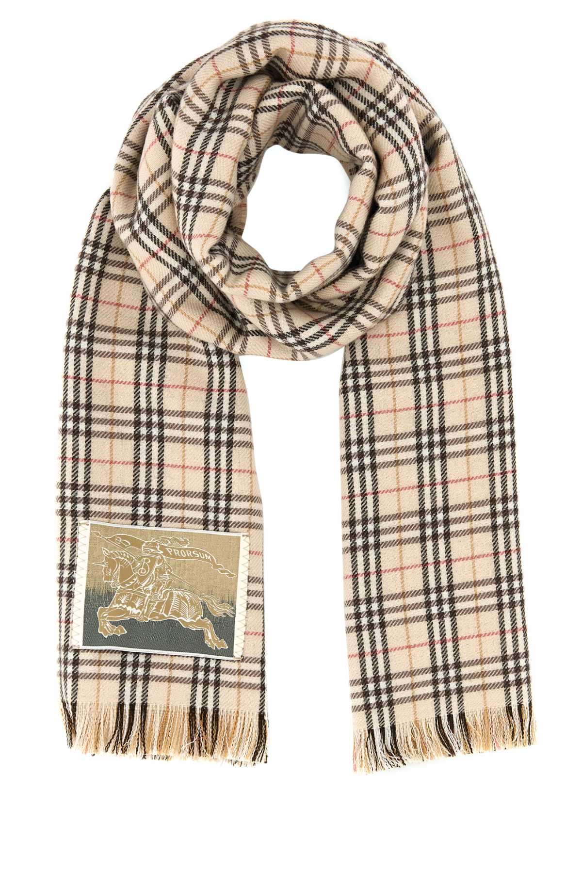 BURBERRY Mini Reversible Check Scarf