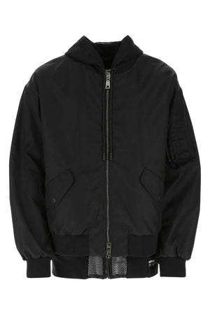 DOLCE & GABBANA Modern Black Nylon Bomber Jacket