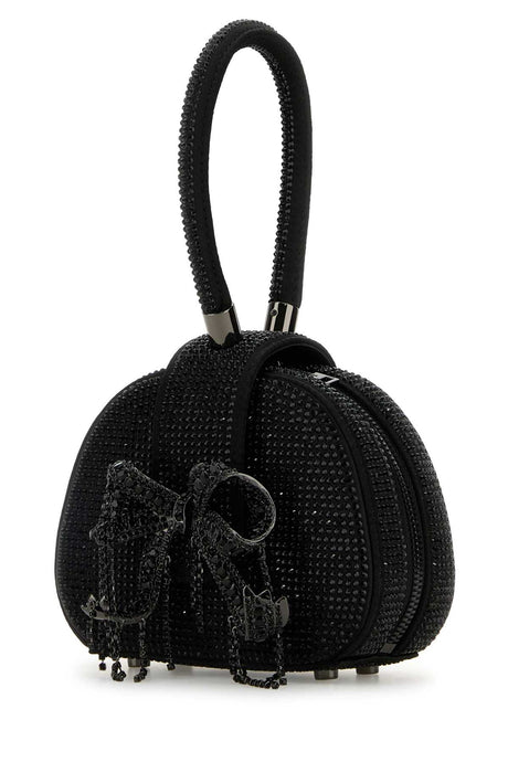 SELF PORTRAIT Embellished Mini Satin Handbag