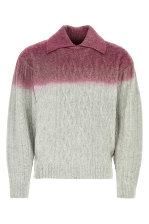 ADER ERROR Two-tone Stretch Knit Sweater for Men