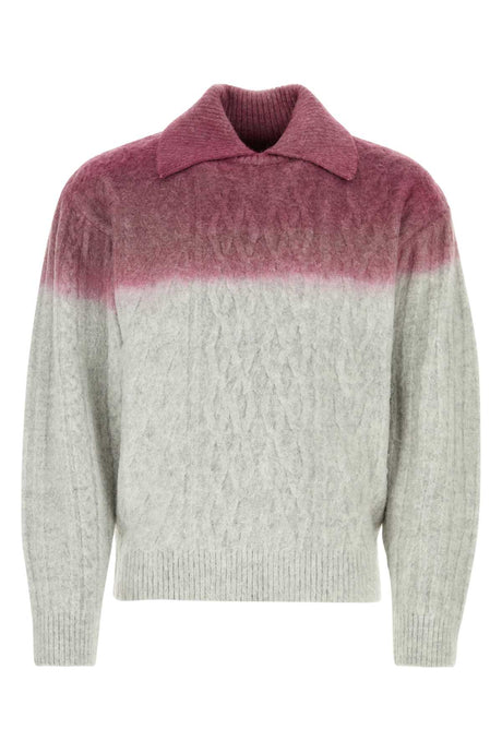 ADER ERROR Two-tone Stretch Knit Sweater for Men