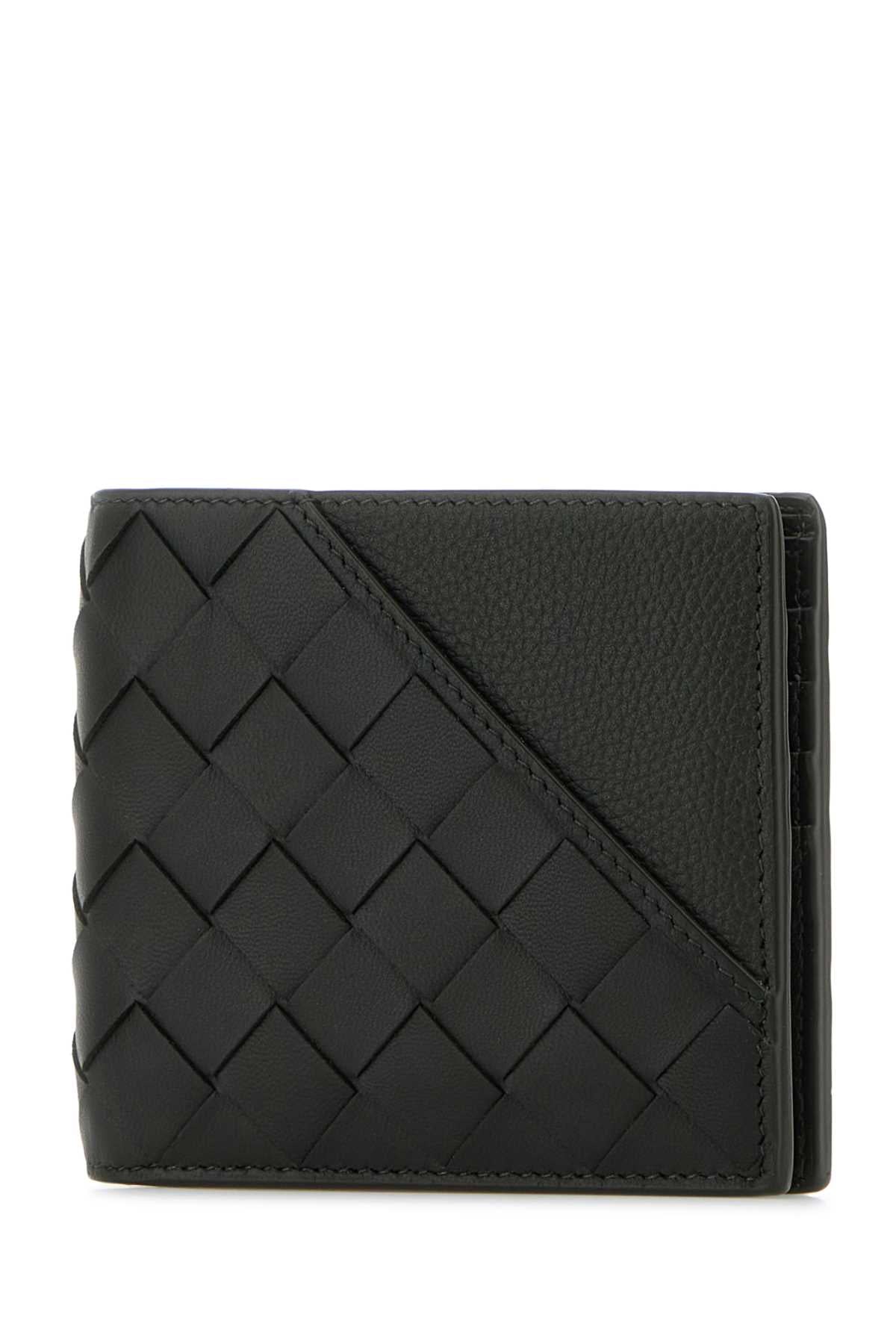 BOTTEGA VENETA Mini Black Leather Wallet