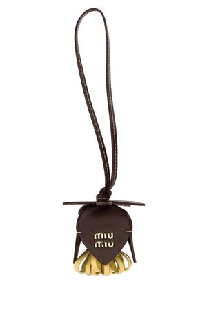 MIU MIU Multicolor Leather Mini Keyring - 6 cm x 22 cm