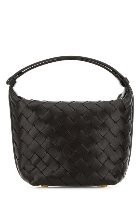 BOTTEGA VENETA Mini Dark Brown Leather Candy Handbag