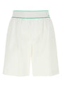 BOTTEGA VENETA Classic White Cotton Bermuda Shorts for Men