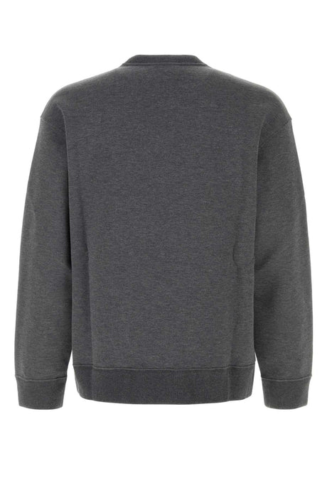 FENDI Classic Cotton Sweatshirt for Men - Dark Grey