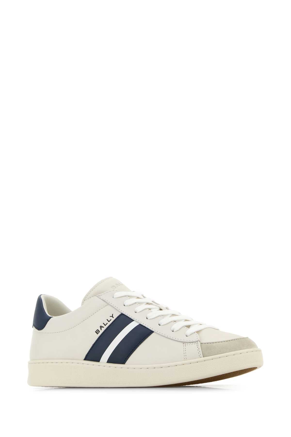 BALLY Classic Leather Lace-Up Sneakers