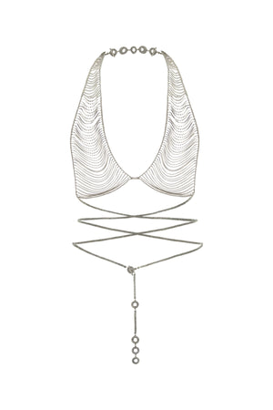 BENEDETTA BRUZZICHES Crystal Embellished Statement Necklace