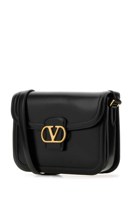 VALENTINO GARAVANI Mini Black Leather 9TO5 Shoulder Handbag