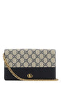 GUCCI Mini GG Marmont Clutch in Supreme Fabric and Leather