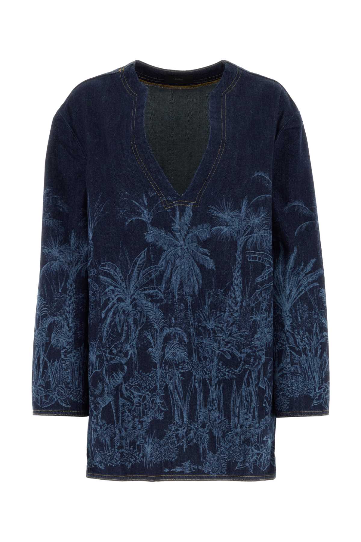 ALANUI Denim Jungle Toile Blouse