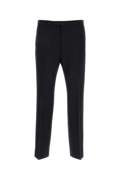 GUCCI Elegant Wool Pants for Men - Navy Blue