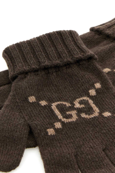 GUCCI Cashmere Embroidered Gloves - Unisex