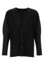 HOMME PLISSE' ISSEY MIYAKE Stylish Black Cardigan for Men