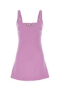 MACH&MACH Chic Lilac Wool Mini Dress