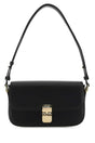 A.P.C. Mini Black Leather Grace Shoulder Handbag