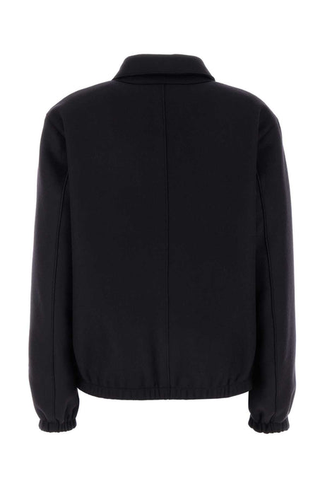 MIU MIU Sophisticated Midnight Blue Wool Jacket