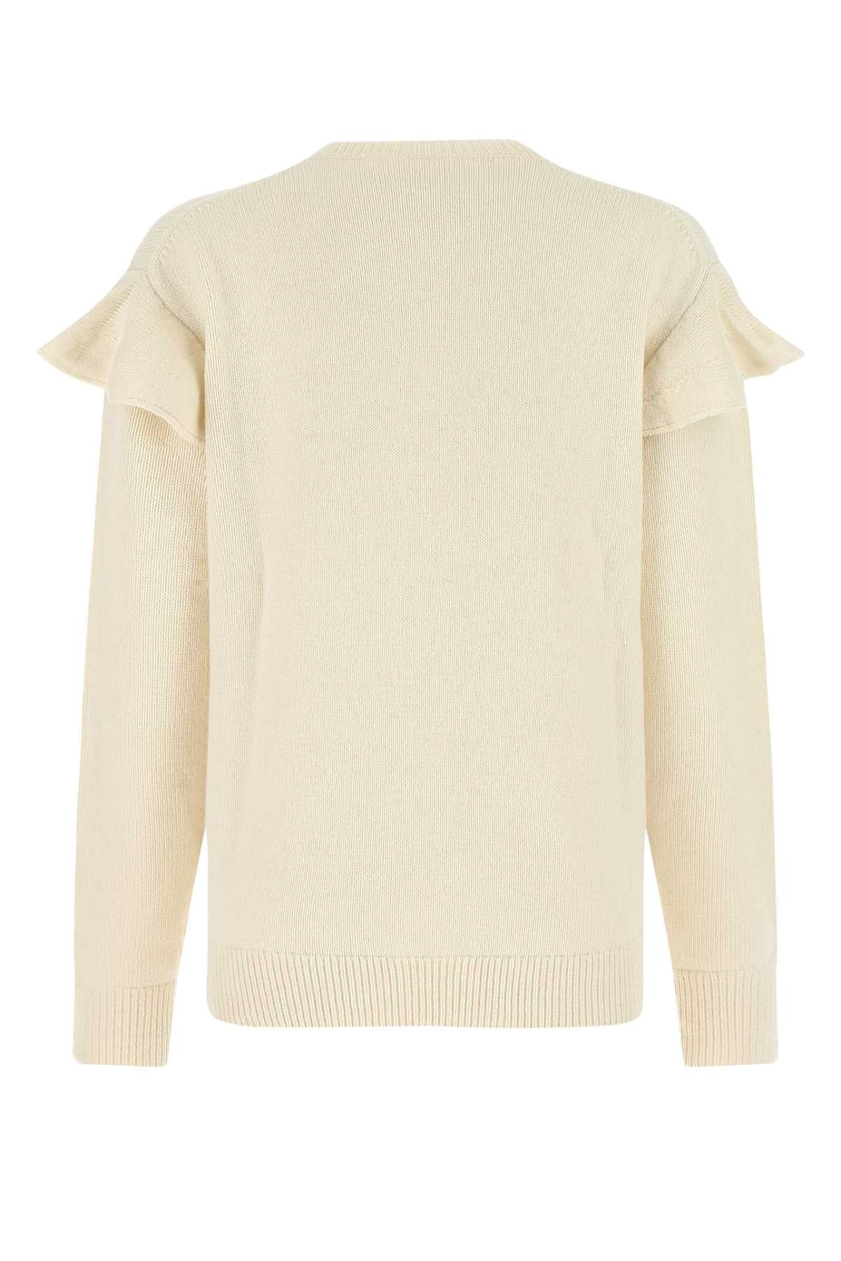 CHLOE Ivory Cashmere Oversize Sweater