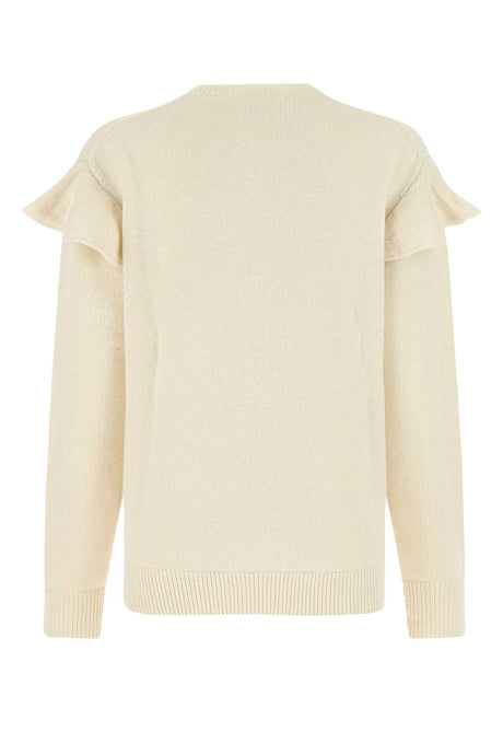 CHLOE Ivory Cashmere Oversize Sweater