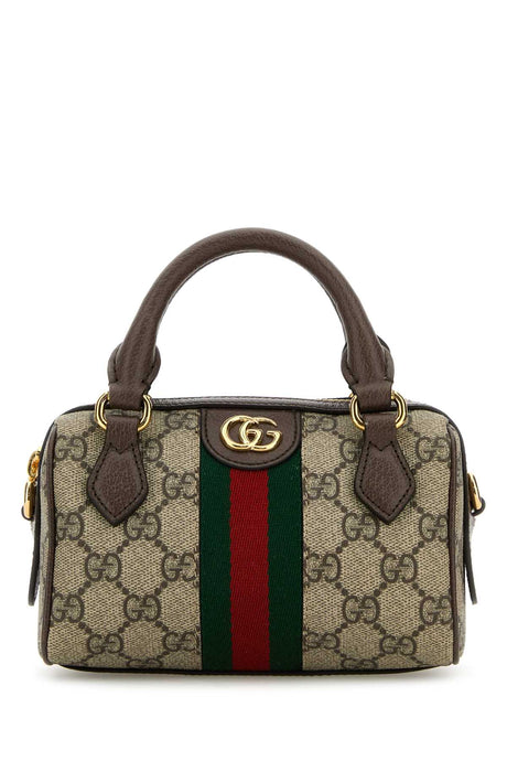 GUCCI Super Mini GG Supreme Fabric Handbag