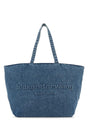 ALEXANDER WANG Denim Punch Mini Shopping Handbag - 30cm x 30cm x 25cm