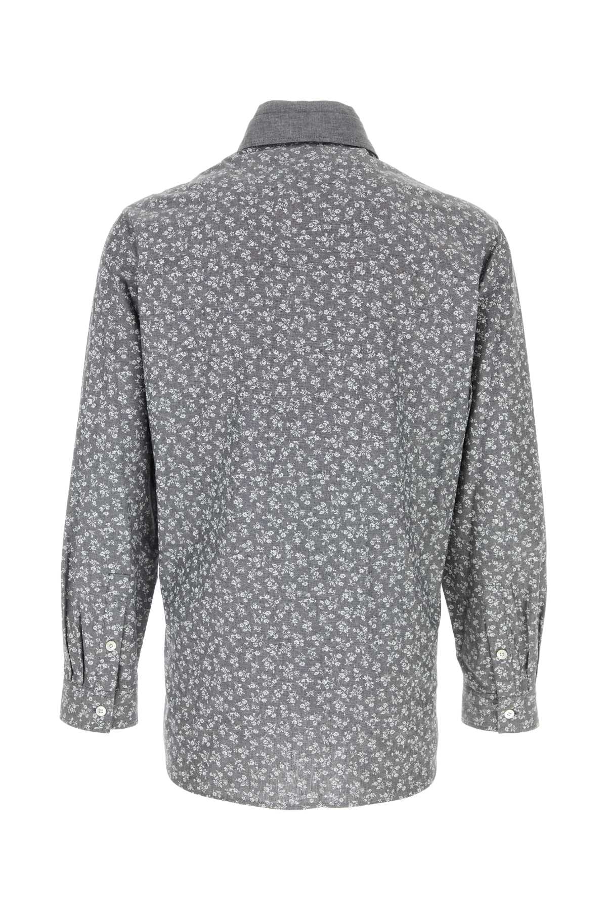 YOHJI YAMAMOTO Printed Cotton Shirt - Stylish and Comfortable for Every Occasion