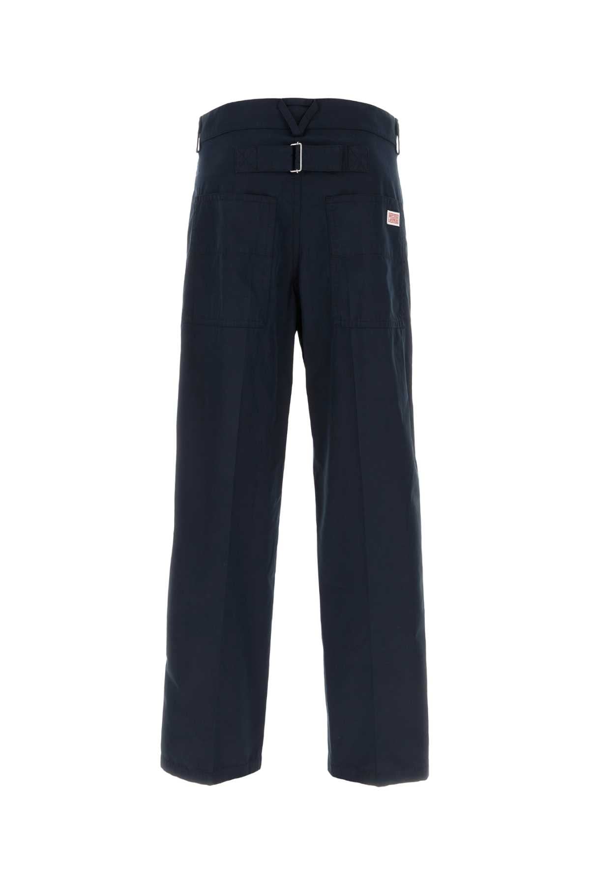 BOTTEGA VENETA Navy Blue Cotton Pants for Men - Perfect for Every Occasion