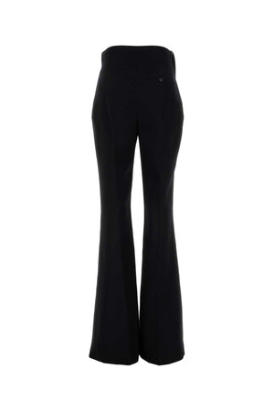 ALEXANDER MCQUEEN Chic Black Wool Pants for Women