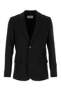 AMI Classic Black Wool Blazer for Men