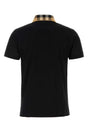 BURBERRY Classic Black Piquet Polo Shirt for Men