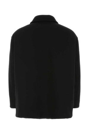 VALENTINO GARAVANI Black Wool Blend Jacket for Men