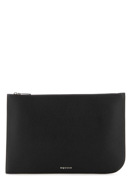 ALEXANDER MCQUEEN Large Sling Pouch Handbag - 31cm x 20cm