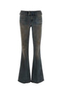 DIESEL Flared Stretch Denim Jeans for Women - Comfortable Fit