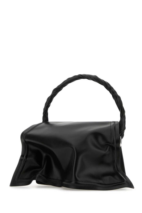 Y PROJECT Mini Black Leather Handbag