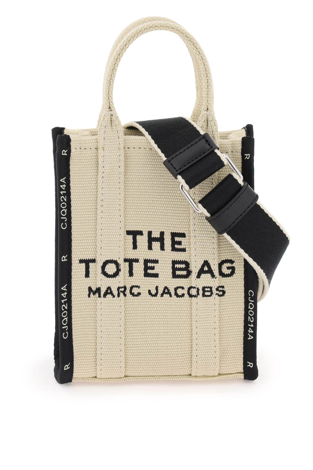 MARC JACOBS The Jacquard Mini Tote Handbag - Brown