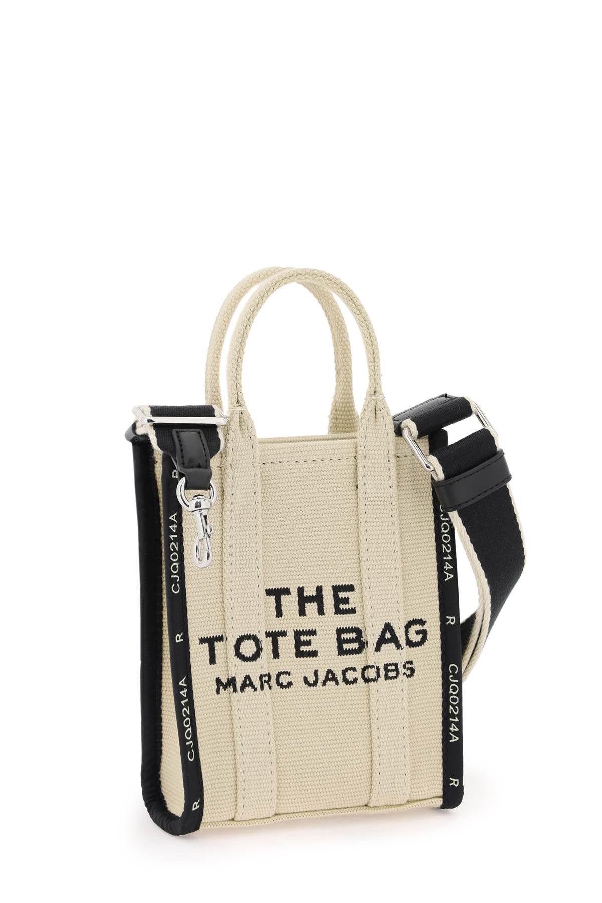 MARC JACOBS The Jacquard Mini Tote Handbag - Brown