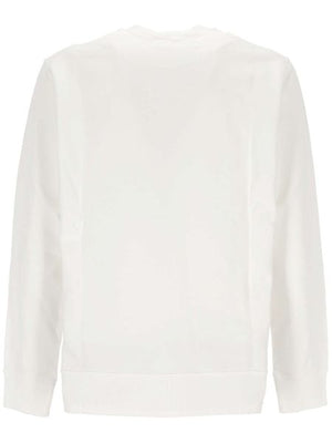 STONE ISLAND Urban Edge Embroidered Crewneck Sweatshirt for Men in White